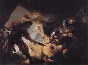 REMBRANDT Harmenszoon van Rijn The Blinding of Samson Spain oil painting artist